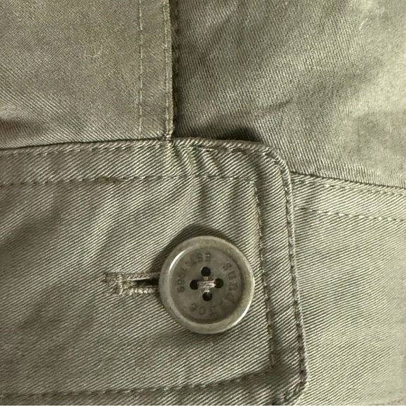 ❌SOLD❌ Sundance Coat Olive Green Faux Fur Lined Hooded Bomber Jacket size L - Picture 4 of 9